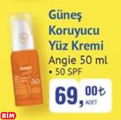 ANGİE  GÜNEŞ KORUYUCU YÜZ KREMİ